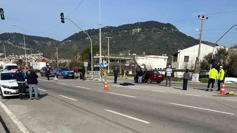 Çanakkale'de Yaya Kazası