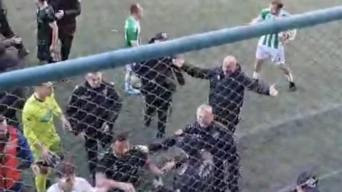 Trabzon'da BAL Maçında Kavga Çıktı