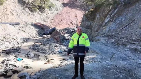 Honaz'da Sel Tesislere Zarar Verdi