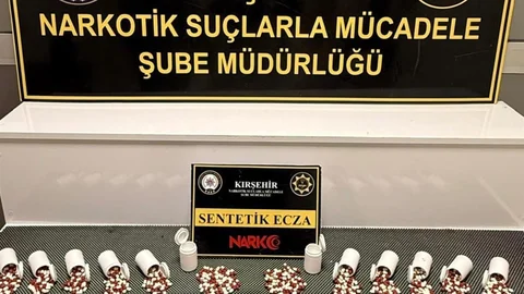 Kırşehir'de 660 Sentetik Hap Ele Geçirildi