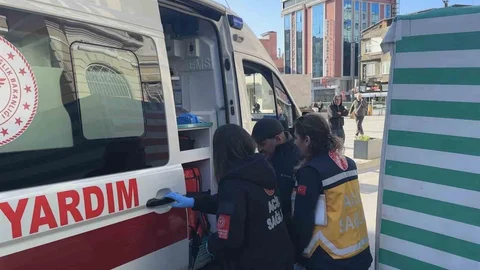 Samsun'da Elektrikli Motor Kazası