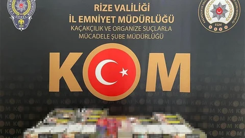 Rize'de Kaçakçılık Operasyonu Gerçekleşti