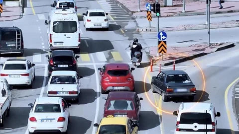 Gaziantep’te Hatalı Şerit Değiştiren 389 Araç Ceza Aldı