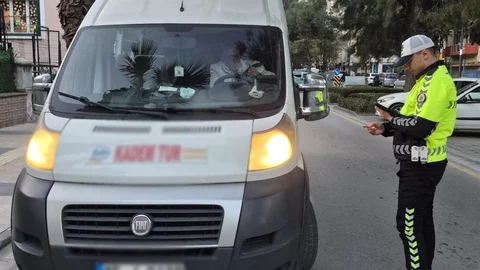 Manisa'da Okul Servislerine Denetim