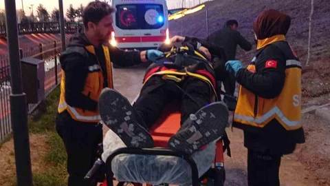 Batman'da Merdiven Kazası