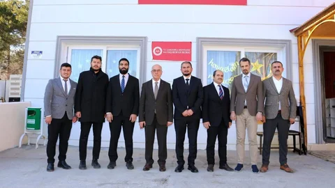 Mersin İl Müftüsü Mustafa Topal, Çamlıyayla İlçe Müftülüğünü Ziyaret Etti