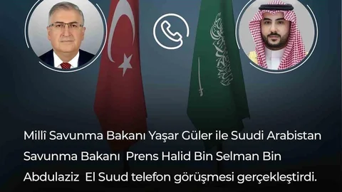 Bakan Güler Suudi Arabistanlı Mevkidaşı ile Görüştü