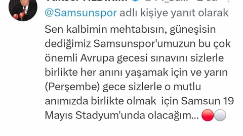Samsunspor Taraftarına Çağrı