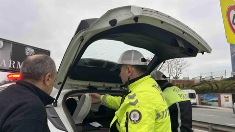 İstanbul'da Dronlu Trafik Denetimi