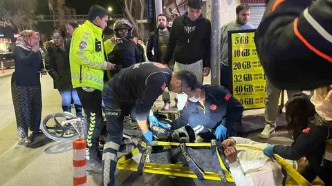 Burdur'da Motosiklet Kazası