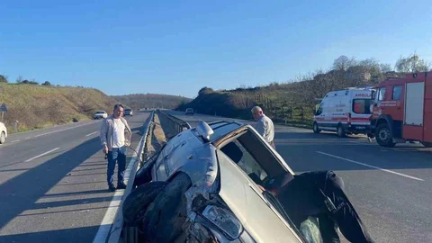 Sakarya'da Trafik Kazası Meydana Geldi