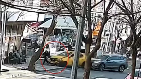 Tekirdağ'da Yaşlı Kadın Kazadan Son Anda Kurtuldu