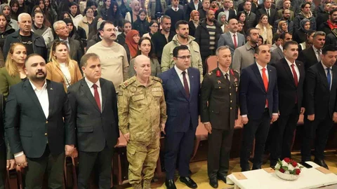 Iğdır’da İstiklal Marşı Töreni