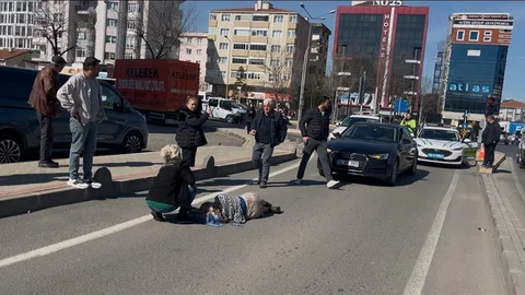 Tekirdağ'da Yaya Kazası