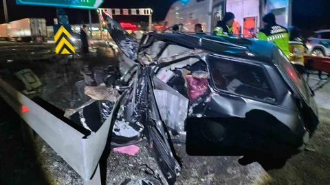 Bolu'da Otoyolda Kaza Meydana Geldi