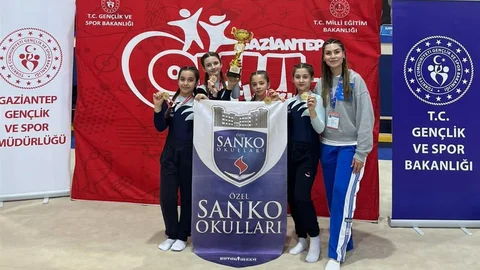 SANKO Okullarının Jimnastik Başarısı