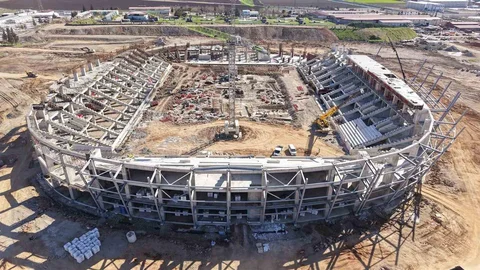 Kahramanmaraş'ta Yeni Stadyum İnşası Hızla Devam Ediyor