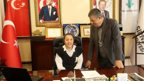 Şırnak'ta Engelli Çocuğun Başkanlık Hayali Gerçekleşti