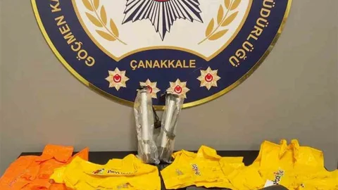 Çanakkale'de Düzensiz Göçmen Operasyonu