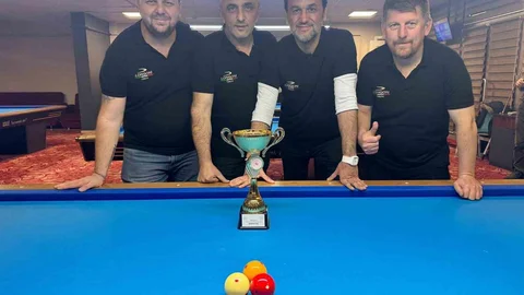 Düzce'de 3 Bant Bilardo Ligi Tamamlandı