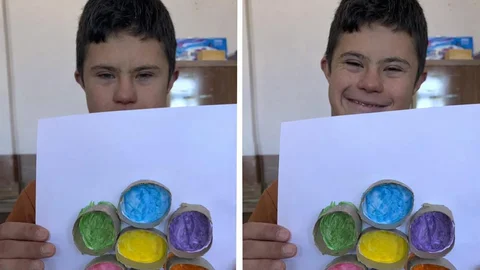 Minik Eller Rengârenk Çiçekler Açtırdı