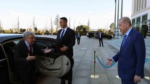 Cumhurbaşkanı Erdoğan, Guterres’i Ağırladı