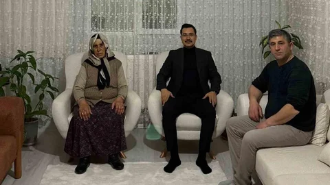 Akyaka'da Şehit Ailesine İftar Ziyareti