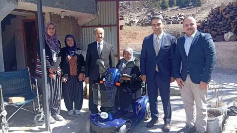 Adana'da Engelli Kadına Destek