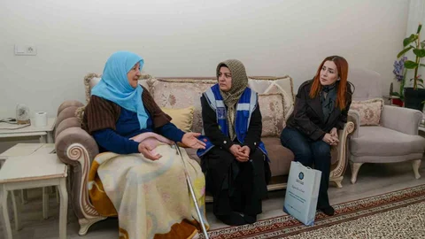 Diyarbakır’da Yaşlılara Destek Ziyareti
