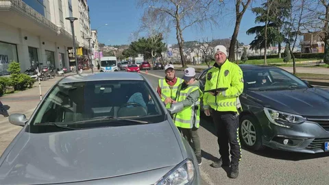 Ordu'da Özel Çocukların Trafik Denetimi