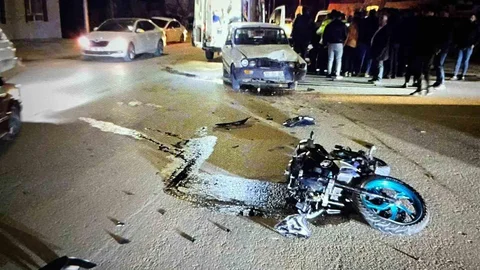 Adıyaman'da Motosiklet Kazası