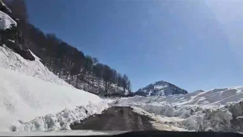 Artvin'de Macahel Geçidi Ulaşımda