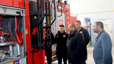 Kütahya OSB İtfaiyesi'ne Araç Takviyesi Yapıldı