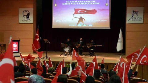 Karabük'te Kahramanlık Programı Düzenlendi