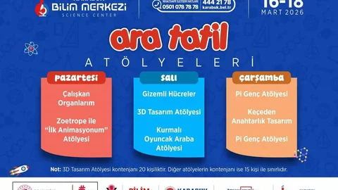 Karabük'te Bilim Atölyeleri Yapılacak