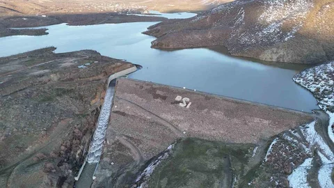 Gülbahar Barajı Yağışlarla Dolduruldu