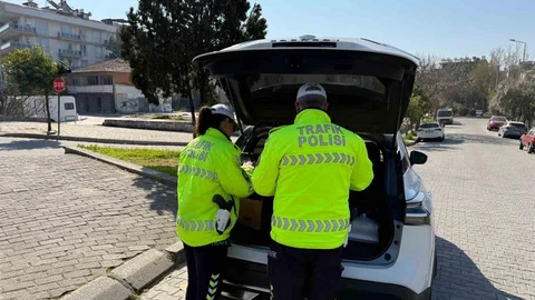 Aydın'da Dronlu Trafik Denetimi Yapıldı