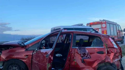 Babaeski'de Trafik Kazası: 1 Yaralı