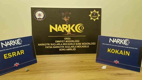 Ordu'da Uyuşturucu Operasyonu Yapıldı