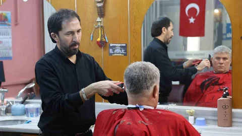 Engellilere Ücretsiz Tıraş Hizmeti Kırşehir'de