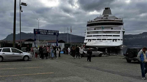 Yeni Yılın İlk Rus Turistleri Amasra’da
