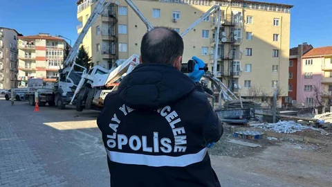 Uşak’ta Beton Pompası Kazası