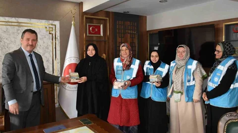 Bilecik'te Öğrencilerden Filistin'e Destek