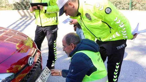 Bilecik’te Plaka Denetimi Yapıldı