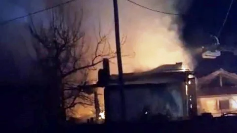 Hisarcık'ta Yangın Felaketi