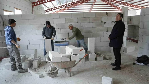 Adıyaman'da Gündüz Bakım Evi İnşaatı Devam Ediyor