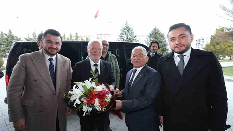 Kayseri'de Elitaş ile Büyükkılıç Ziyareti