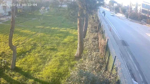 Bursa'da Güvenlik Kamerasında Kazanın Görüntüleri