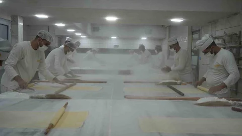 Gaziantep'te Baklava Üretim Yoğunluğu Artıyor