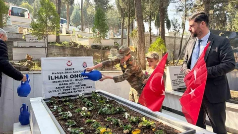 Bilecik'te Şehit Mezarlıkları Temizlendi